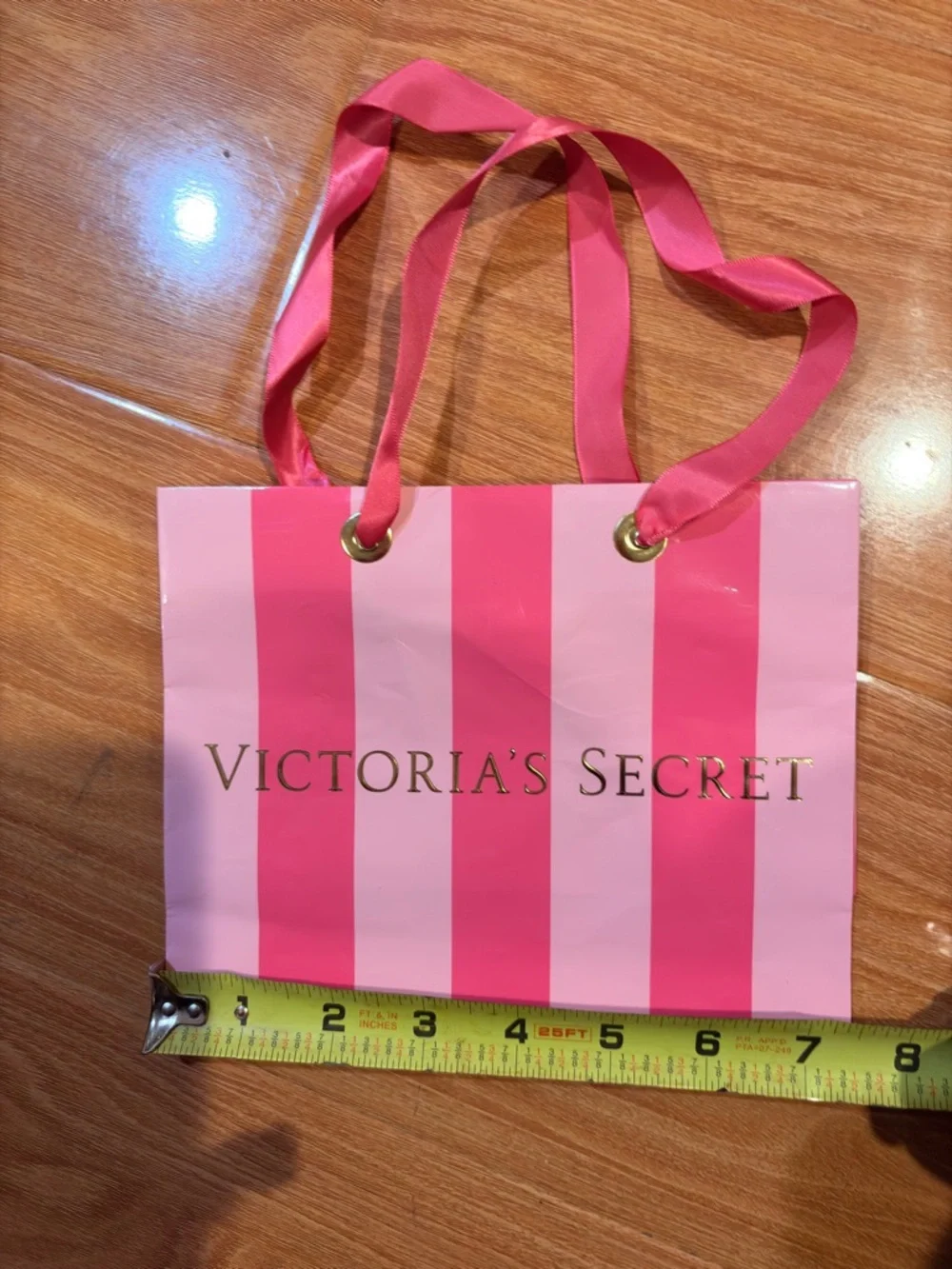 10 Victoria’s Secret Gift Bags-7.5”x6”x3.5”